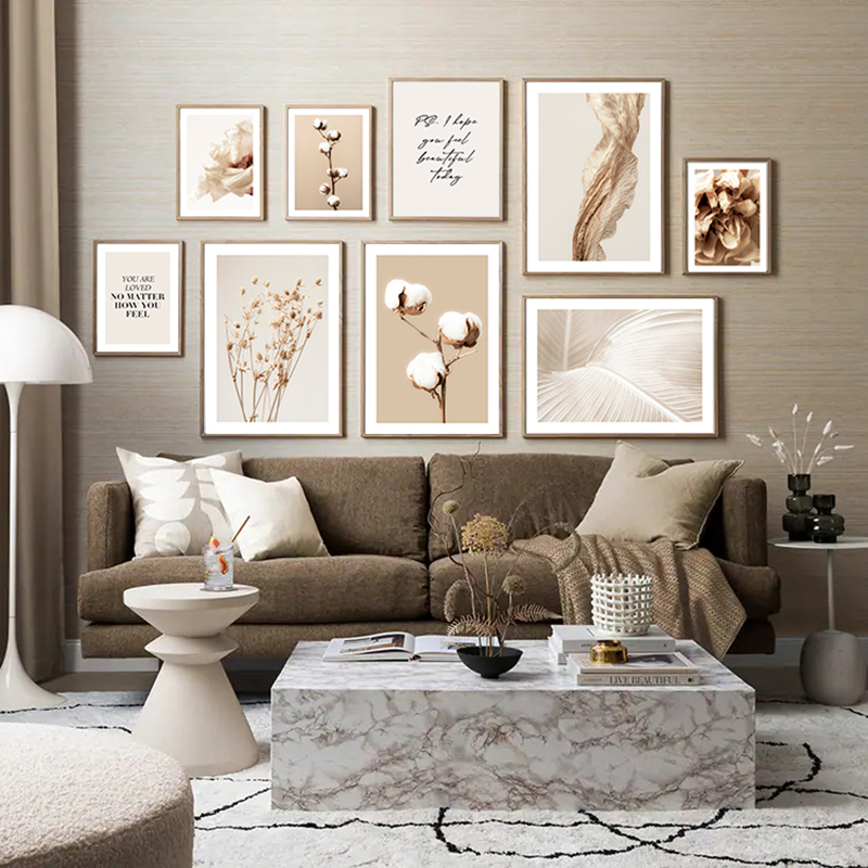 Interior Design Ideas - 壁の芸術,ポスター,室内装飾のための自由奔放に生きる花の写真