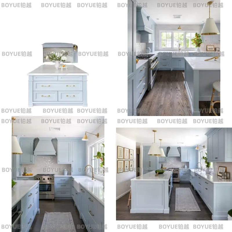 Interior Design Kitchen Modern - 高級モダン無垢材キッチンキャビネット、明るい色の収納家具、ホームインテリアデザイン、食器棚、ワードローブオーガナイザー