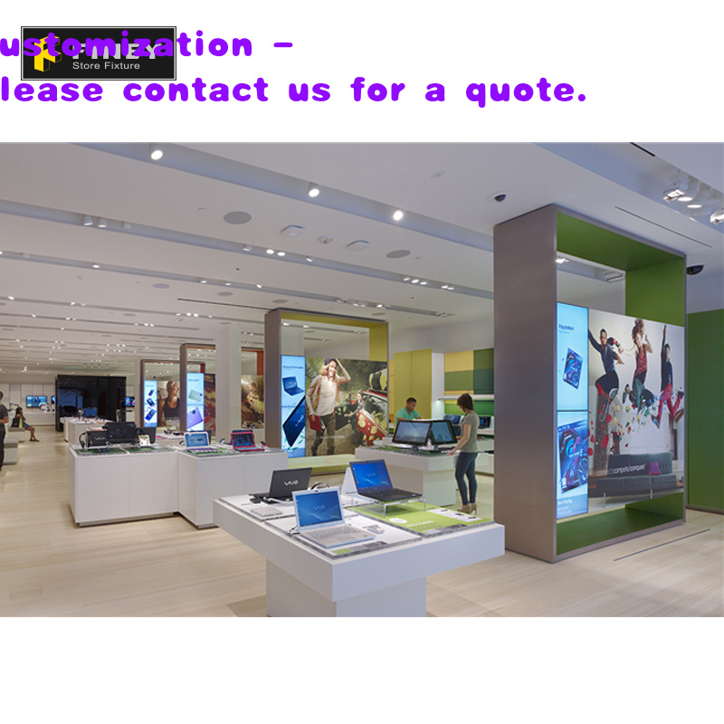 Interior Design Ideas - カスタムコンピュータショップのインテリアデザインアイデア、ノートパソコン販売店