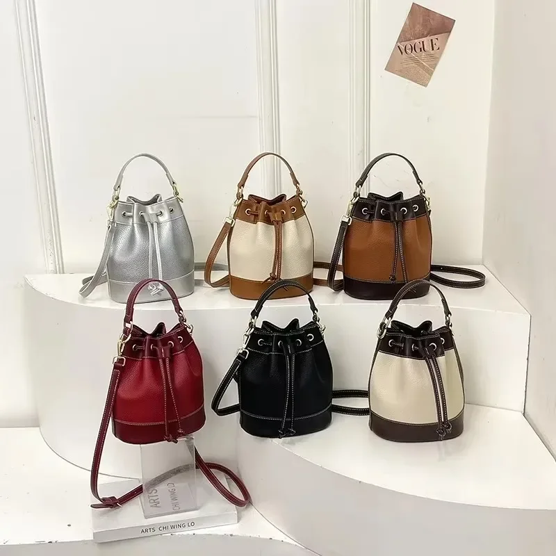 Interior Design Elegant - 2026年流行のファッショナブルでエレガントなニッチデザインバッグ、女性向け、売れ筋、多用途クロスボディバッグ、通勤用ハンドバッグ、バケットバッグ