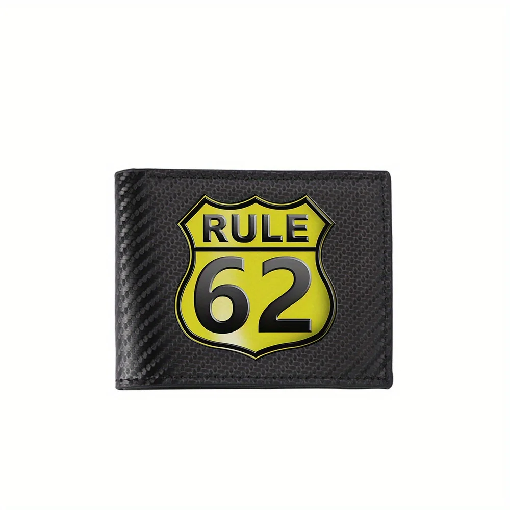 Interior Design Rules - ルール 62 道路標識 ハイウェイ 黒文字 メンズ財布