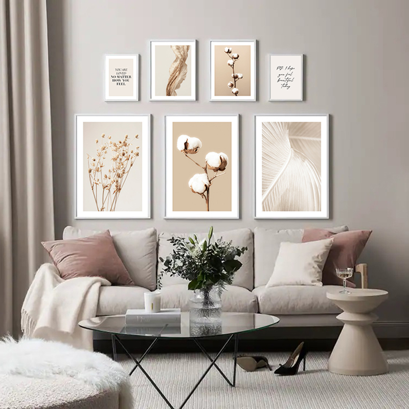 壁の芸術,ポスター,室内装飾のための自由奔放に生きる花の写真 - Interior Design Ideas のレビューと価格