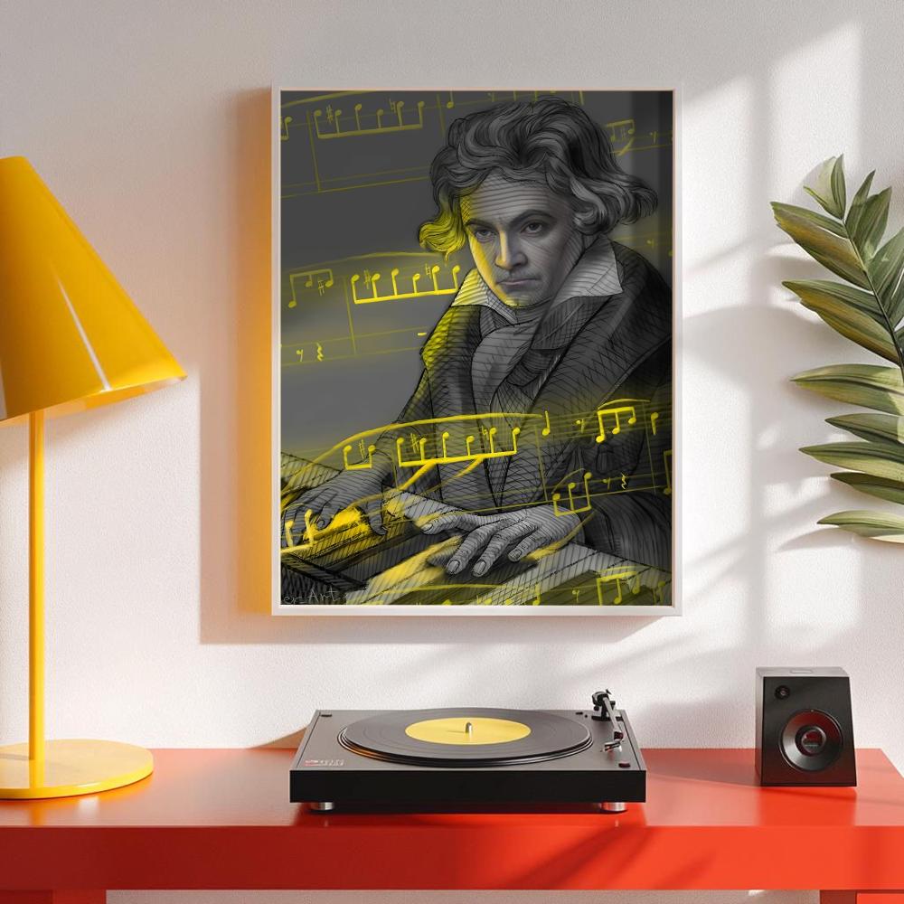 クラシック音楽 M-モーツァルト ポスター ミニマリストで簡 - Interior Design Ideas のレビューと価格