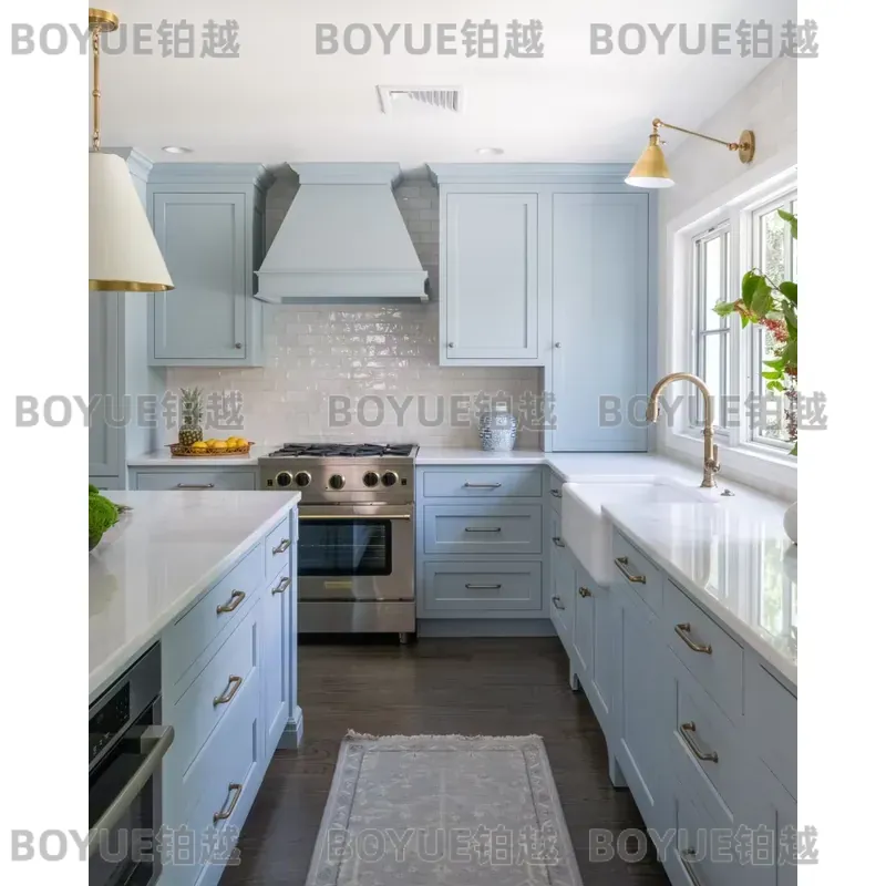 高級モダン無垢材キッチンキャビネット、明るい色の収納家具、ホ - Interior Design Kitchen Modern のレビューと価格