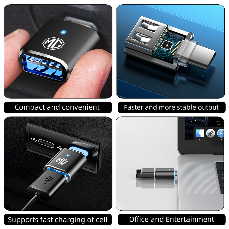 車載LEDタイプC-USB 3.0アダプターケーブルコンバー - Interior Design Application のレビューと価格
