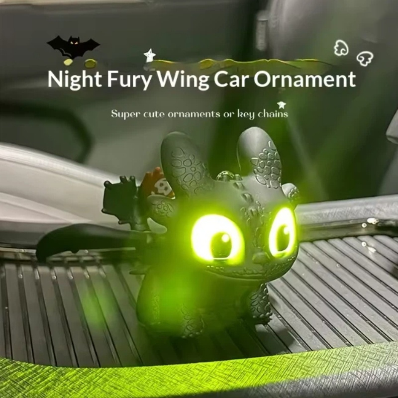 本物のかわいい光る歯のない車内装飾品、ナイトフューリーウィン - Interior Design Application のレビューと価格
