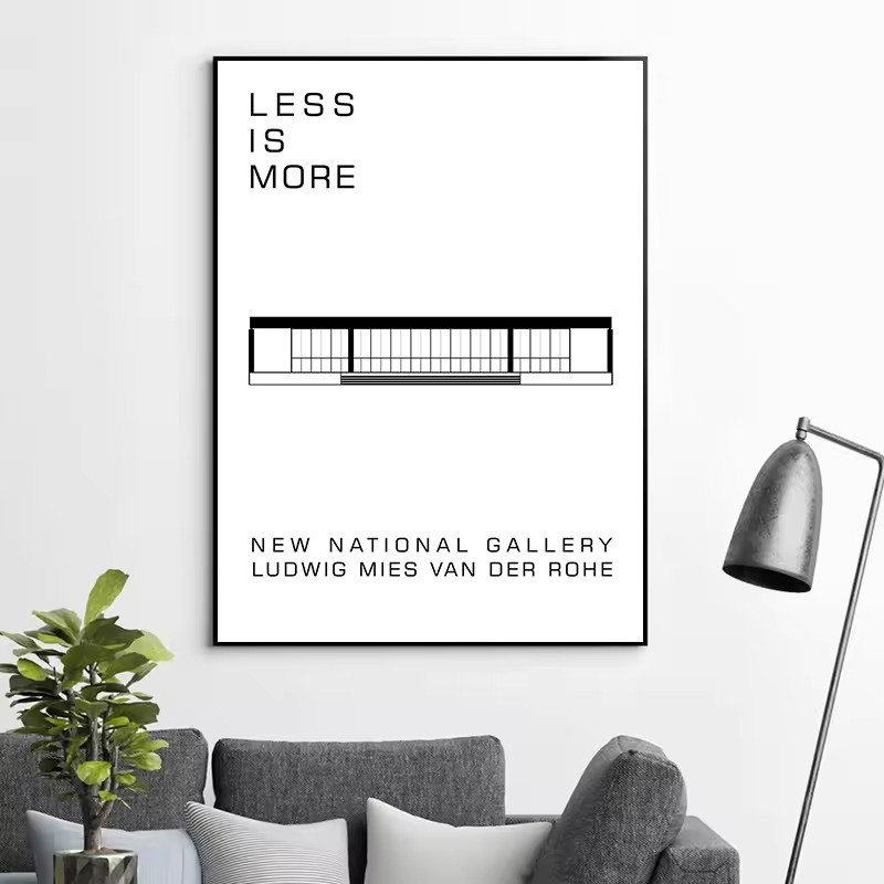 クラシックファーンズワースハウスバウハウスデザイン抽象建築ポ - Interior Design Ideas のレビューと価格