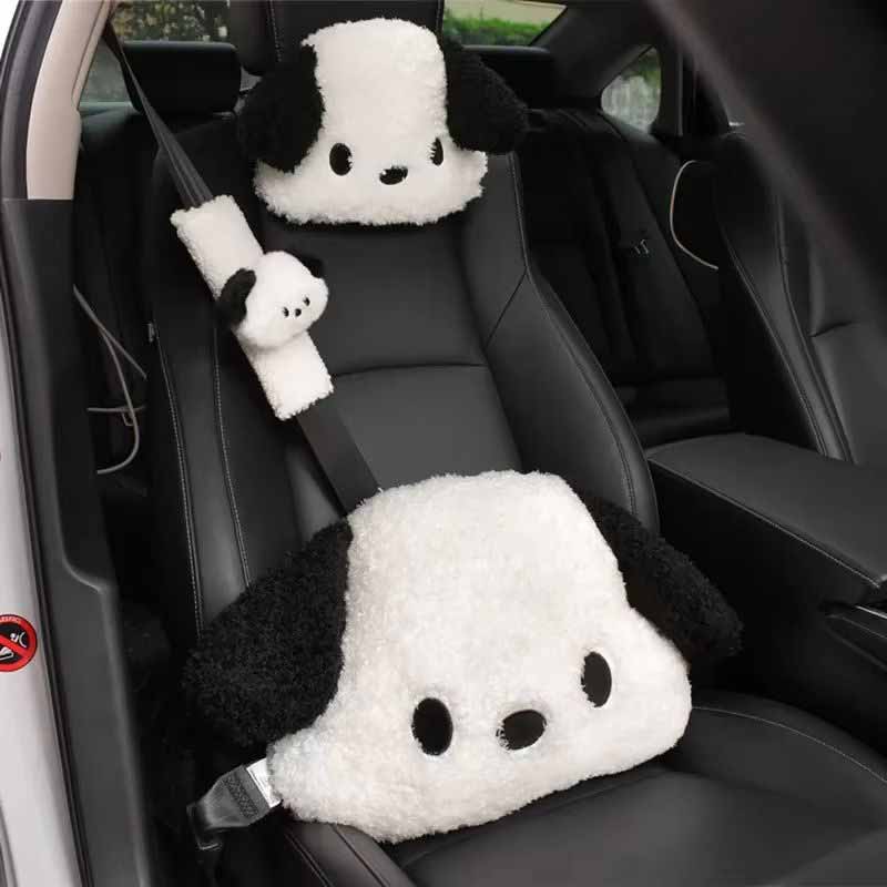 漫画の車のぬいぐるみ腰枕ヘッドレスト固定弾性バンド脊椎を落ち - Interior Design Texture のレビューと価格