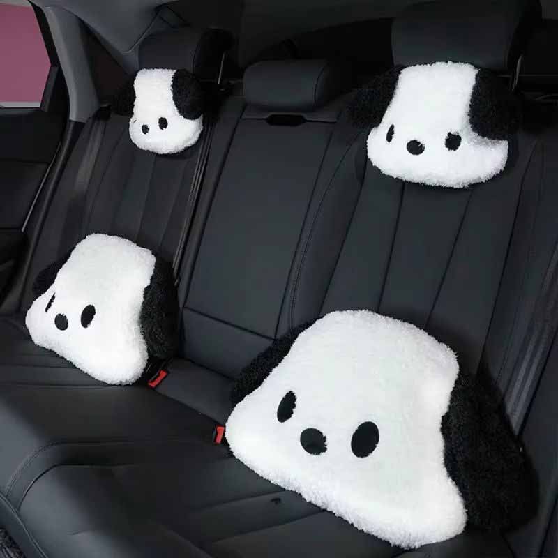 漫画の車のぬいぐるみ腰枕ヘッドレスト固定弾性バンド脊椎を落ち - Interior Design Texture のレビューと価格