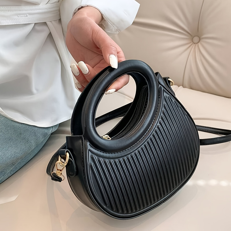 シックなストライプデザインの女性用クロスボディバッグエレガン - Interior Design Elegant のレビューと価格