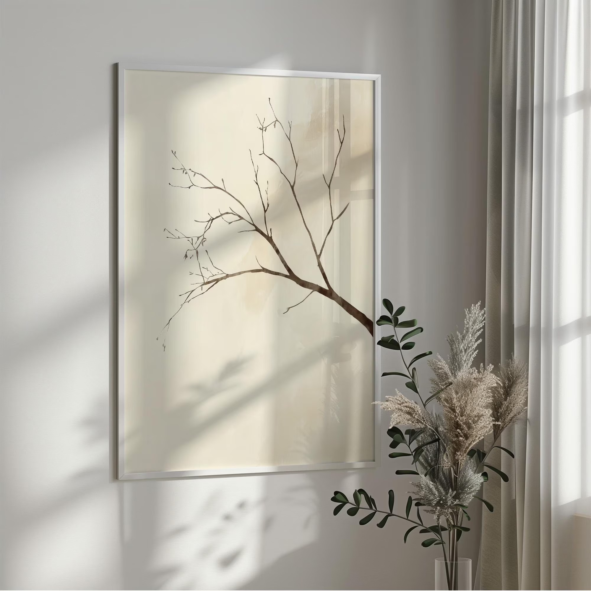 インテリアウォールアート、侘び寂び、和風の木のデザイン、大き - Interior Design Ideas のレビューと価格