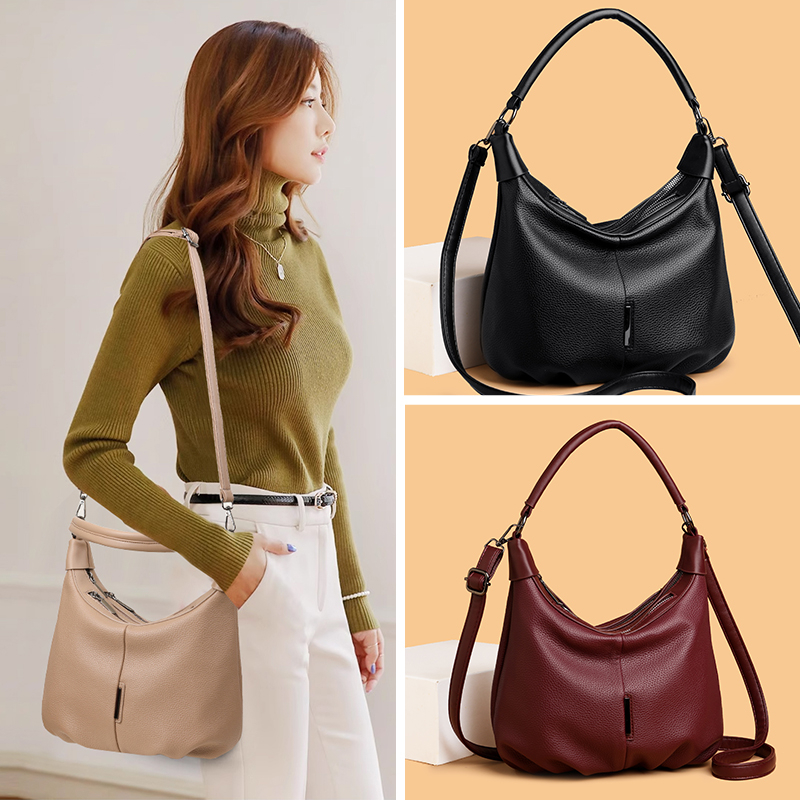 ファッションハンドバッグ女性複数のポケットショルダーバッグ女 - Interior Design Elegant のレビューと価格