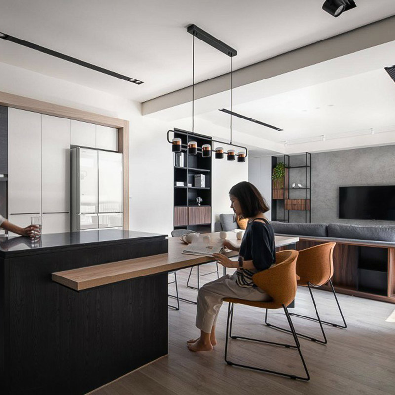 モダンデザイナーペンダントライトキッチンクリエイティブバーカ - Interior Design Kitchen Modern のレビューと価格