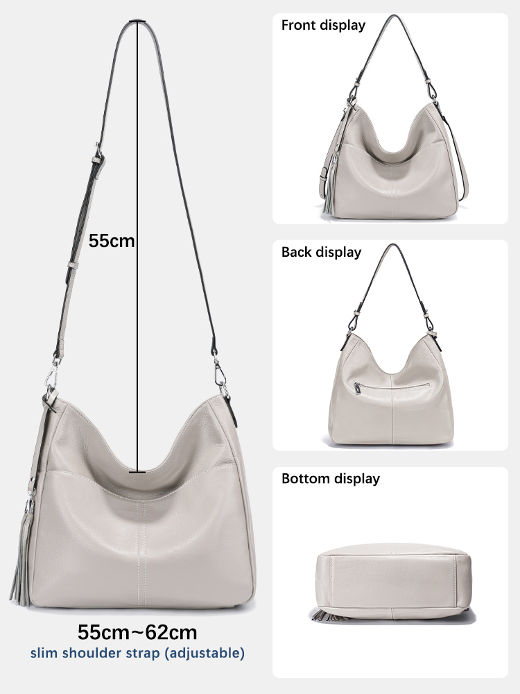 Zency 女性ハンドバッグ 100% 本革ソフトホーボーシ - Interior Design Elegant のレビューと価格