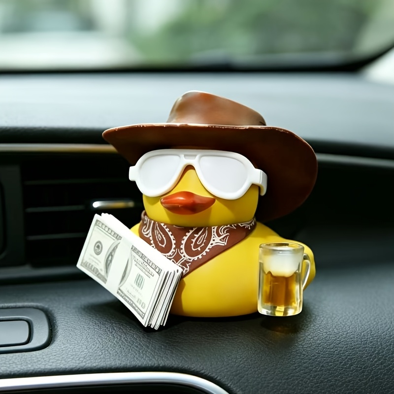 クールでスタイリッシュなお金を稼ぐためのアヒルの車飾り3/1 - Interior Design Texture のレビューと価格